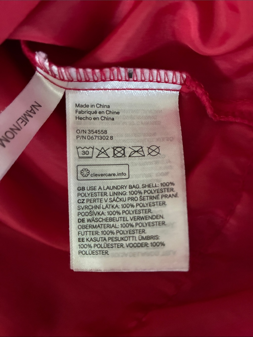 H&M Girl’s Deep Red Sleeveless Sequin Tulle Party Occasion Dress, size 4, 5 yrs - Picture 7 of 7